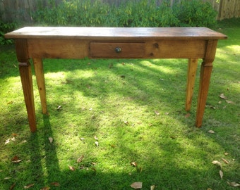 The Toulouse Table - Handmade Console Table made with Reclaimed Wood by Arcadian Cottage