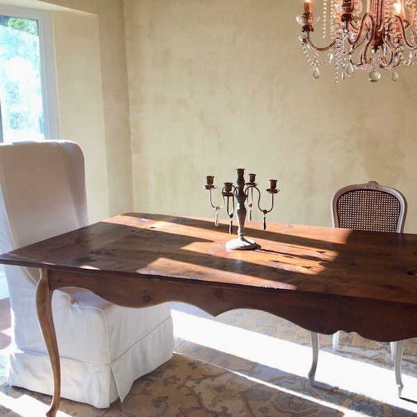 The French Provincial Farmhouse Table - Handmade with Reclaimed Wood by Arcadian Cottage