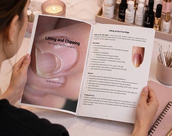Guia de Levantamento e Lascamento para Técnicas de Unhas | E-book em PDF