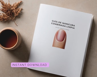 Clean Combi Manicure Guide | Professional E-file & Cuticle Technique (PDF Download)
