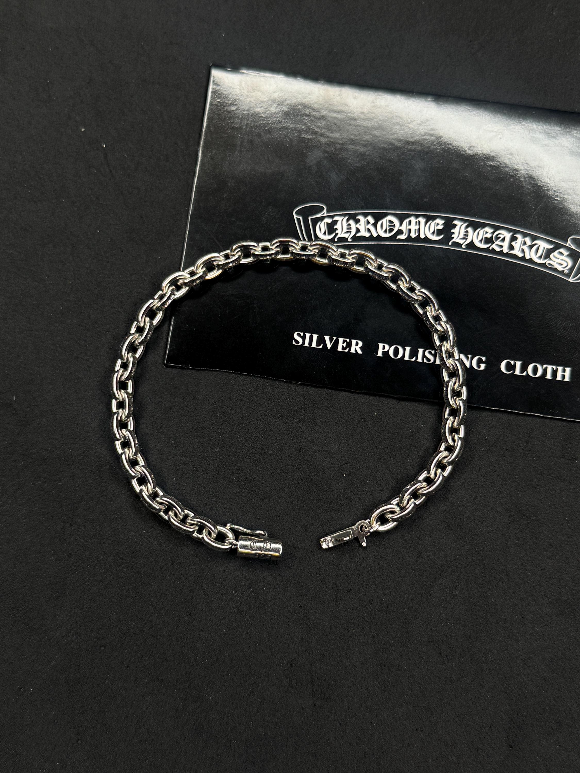 Chrome Hearts Paper Chain Bracelet - Etsy