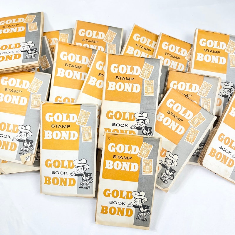 Gold Bond Stamps Etsy