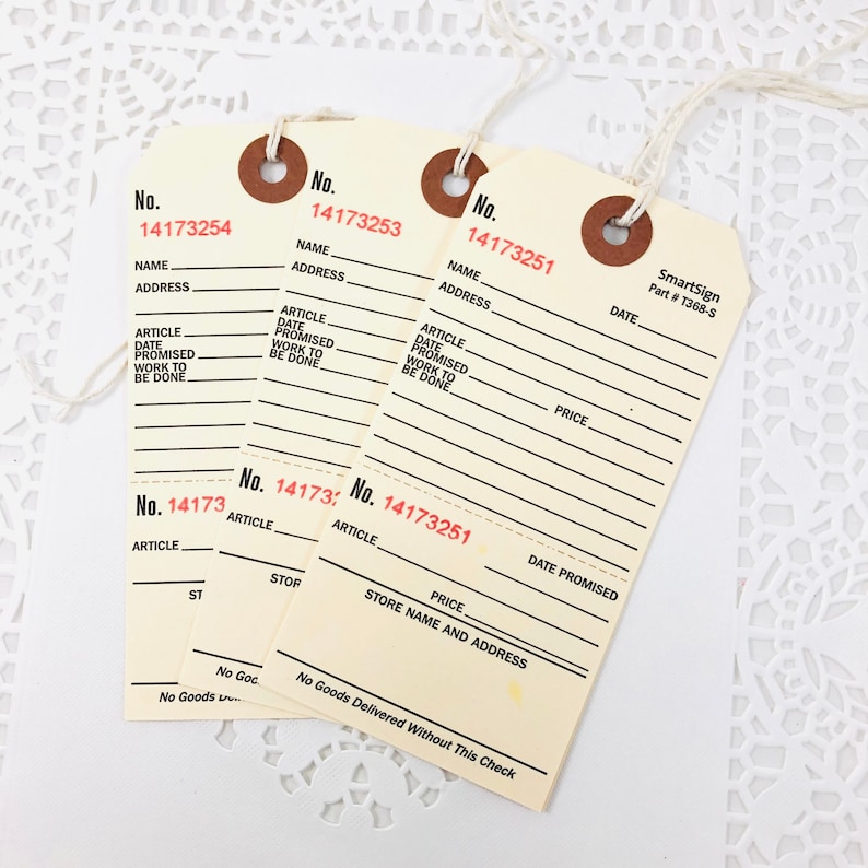 Repair Tags: Perfect for Journals, Scrapbooking, Planners and Other Crafts image 1