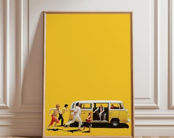 Little Miss Sunshine Inspired Poster, Indie Wall Art Print, Cinema Gift