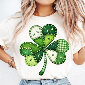 Kleeblatt PNG, St. Patrick’s Day PNG, Patchwork St. Patrick PNG, St. Patricks png, St. Patrick’s Day png, Glück png, Irisch png