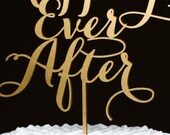 Wedding Cake Topper - Happily Ever After- Soirée Collection