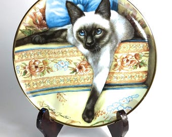 TV Lamp Siamese Cats by Kron - Etsy