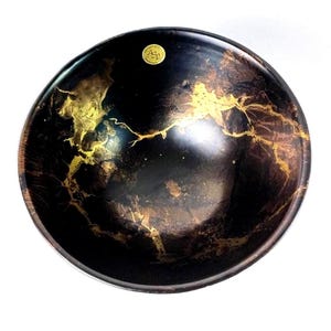 ASL Studio- Rare Tony Laverick vintage gold lustre bowl