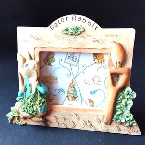 Beatrix Potter Vintage 1993 Peter Rabbit 3D Photo Frame