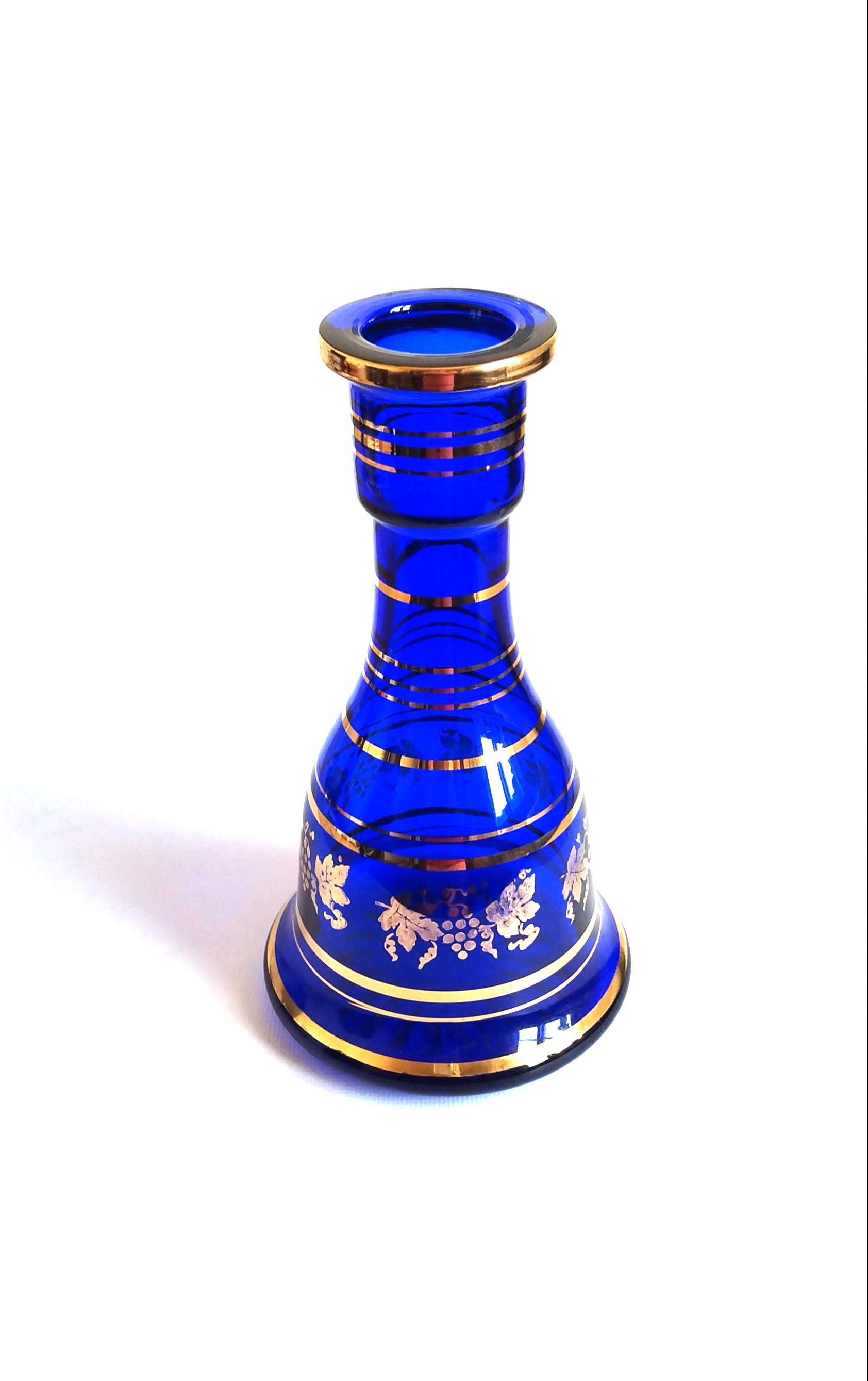 Blue Hookah Glass Vase - Etsy
