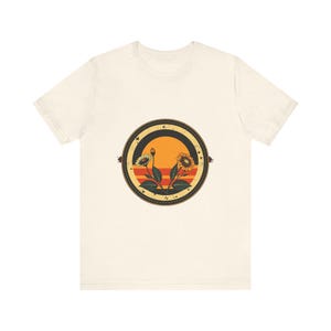 Retro vintage botanisch T-shirt, vintage grafisch T-shirt, cadeau voor natuuravonturen afbeelding 4
