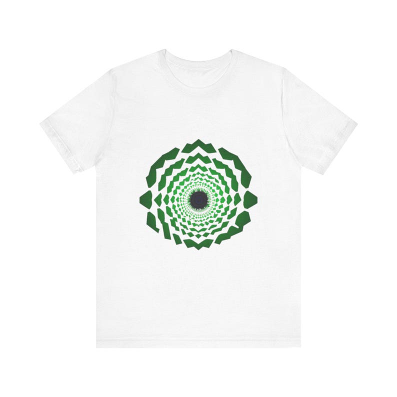 Hypnotischer Spiralwirbeltunnel – Optische Täuschung – T-Shirt mit optischer Illusion – Abgefahrenes Kunstgeschenk Bild 1