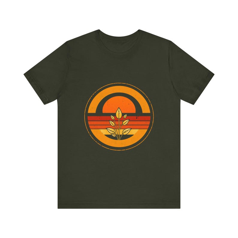 Retro Vintage botanisches T-Shirt, Vintage grafisches T-Shirt, Naturabenteuer Geschenk Bild 8