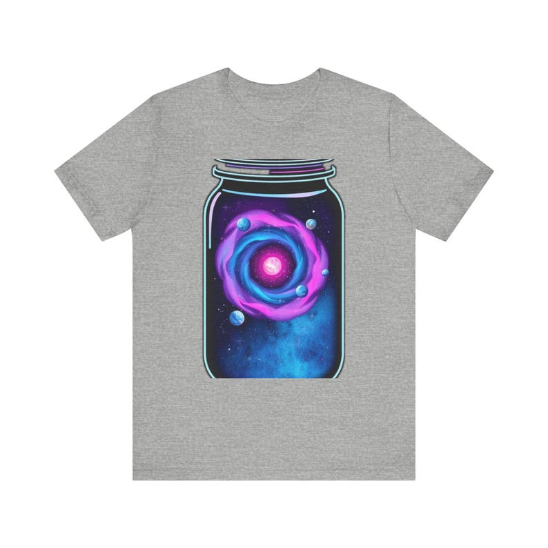 Galaxienwirbel im Glas – Weltraum-T-Shirt, Geschenk für Weltraumfans Bild 10