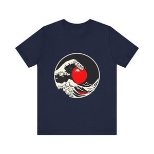 Great Cresting Wave Mount Japanese Ukiyo-e T-Shirt, Japanese Art Tee, Japanese Art Gift image 12
