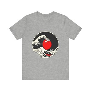 Great Cresting Wave Mount Japanese Ukiyo-e T-Shirt, Japanese Art Tee, Japanese Art Gift image 10