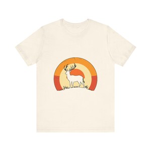 T-shirt rétro avec silhouette d'animaux sauvages, t-shirt graphique vintage, cadeau d'aventure dans la nature image 4