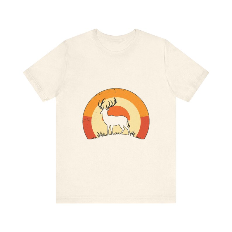 T-shirt rétro avec silhouette d'animaux sauvages, t-shirt graphique vintage, cadeau d'aventure dans la nature image 4