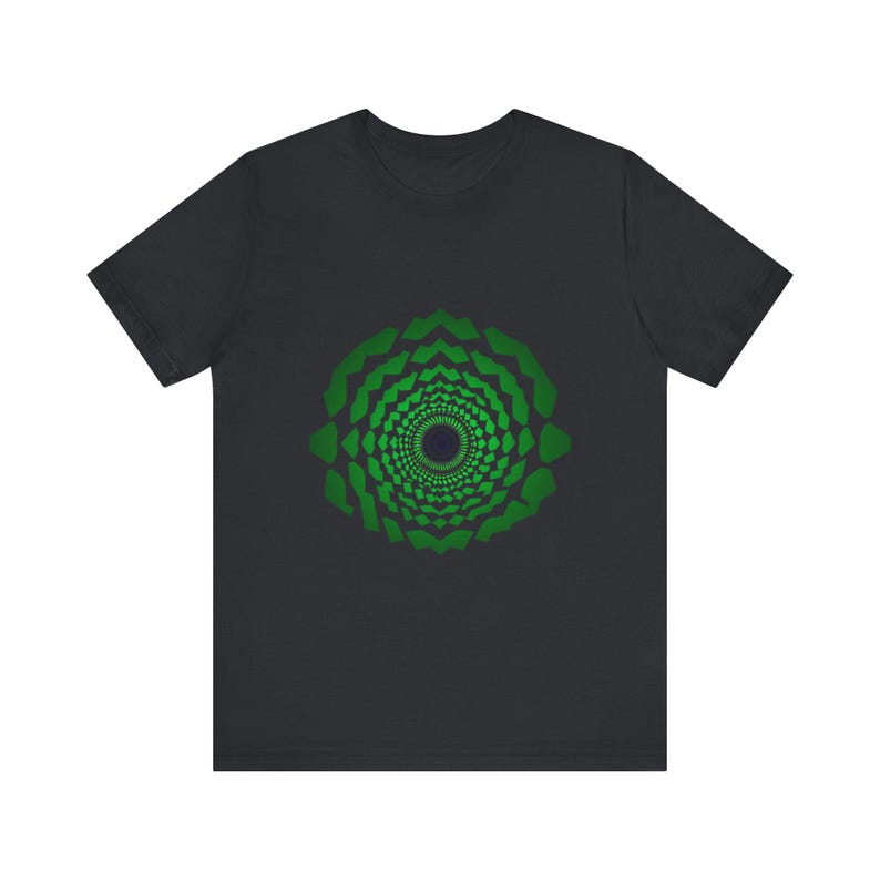 Hypnotischer Spiralwirbeltunnel – Optische Täuschung – T-Shirt mit optischer Illusion – Abgefahrenes Kunstgeschenk Bild 9