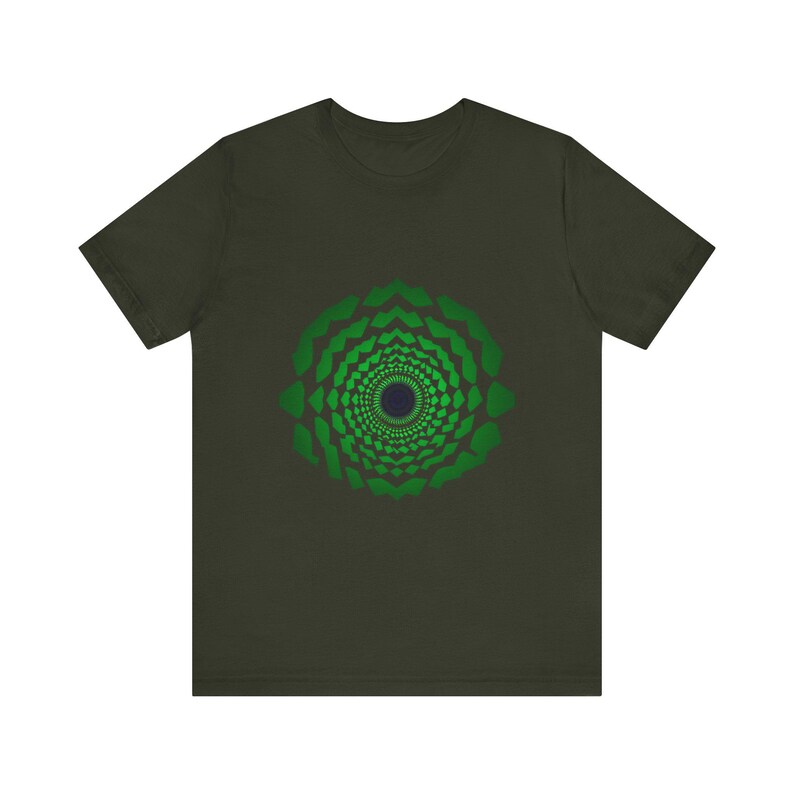 Hypnotischer Spiralwirbeltunnel – Optische Täuschung – T-Shirt mit optischer Illusion – Abgefahrenes Kunstgeschenk Bild 8