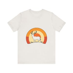 T-shirt rétro avec silhouette d'animaux sauvages, t-shirt graphique vintage, cadeau d'aventure dans la nature image 6
