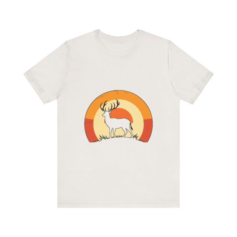 T-shirt rétro avec silhouette d'animaux sauvages, t-shirt graphique vintage, cadeau d'aventure dans la nature image 6