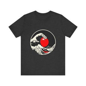 Great Cresting Wave Mount Japanese Ukiyo-e T-Shirt, Japanese Art Tee, Japanese Art Gift image 11