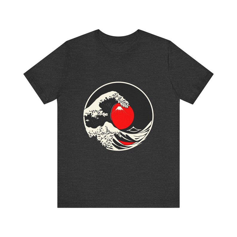 Great Cresting Wave Mount Japanese Ukiyo-e T-Shirt, Japanese Art Tee, Japanese Art Gift image 11
