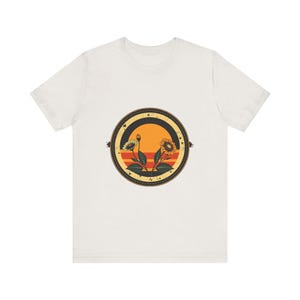Retro vintage botanisch T-shirt, vintage grafisch T-shirt, cadeau voor natuuravonturen afbeelding 6
