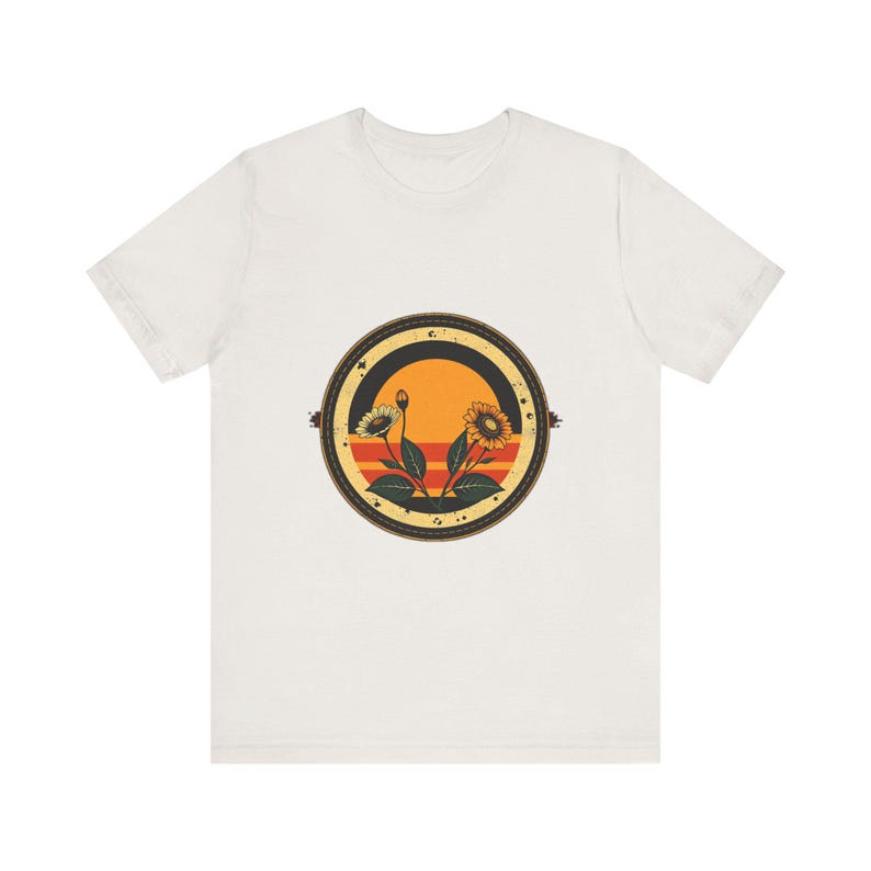 Retro vintage botanisch T-shirt, vintage grafisch T-shirt, cadeau voor natuuravonturen afbeelding 6