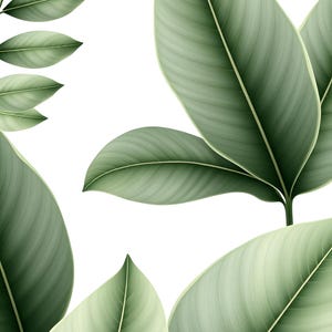 Sage Green Botanical Leaves Printable Wall Art, Digital Download, Instant Download Print Set image 3