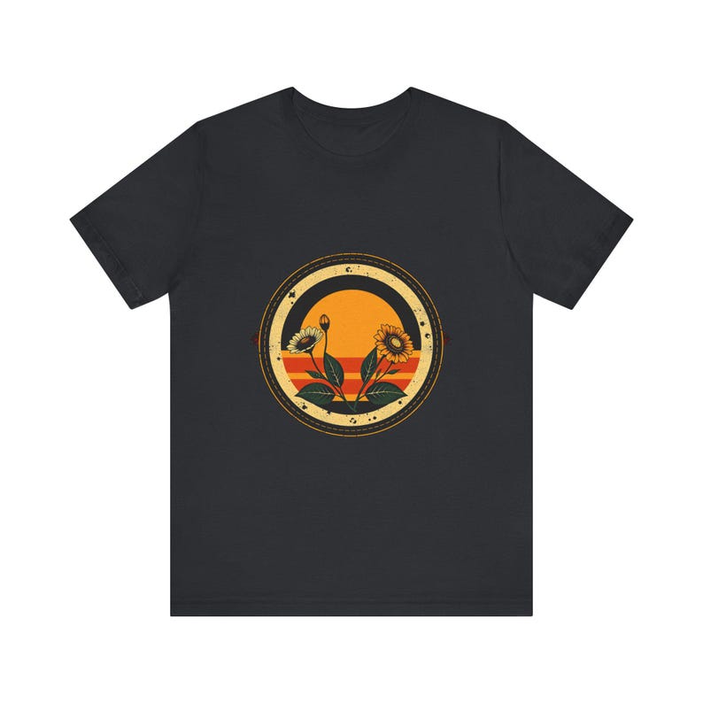 Retro vintage botanisch T-shirt, vintage grafisch T-shirt, cadeau voor natuuravonturen afbeelding 9