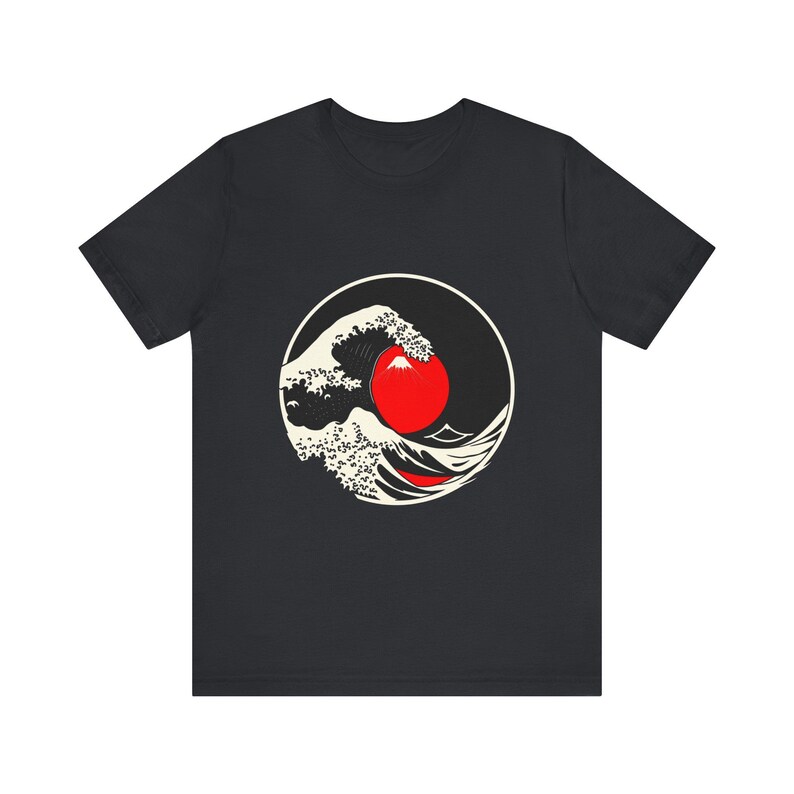 Great Cresting Wave Mount Japanese Ukiyo-e T-Shirt, Japanese Art Tee, Japanese Art Gift image 9