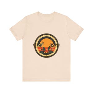 Retro vintage botanisch T-shirt, vintage grafisch T-shirt, cadeau voor natuuravonturen afbeelding 5