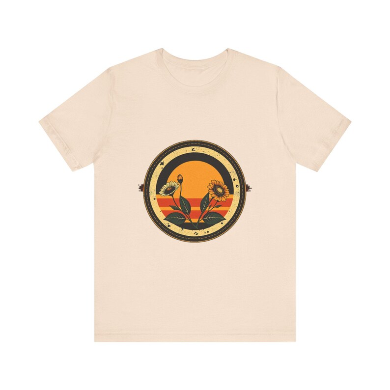 Retro vintage botanisch T-shirt, vintage grafisch T-shirt, cadeau voor natuuravonturen afbeelding 5