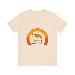 T-shirt rétro avec silhouette d'animaux sauvages, t-shirt graphique vintage, cadeau d'aventure dans la nature image 5
