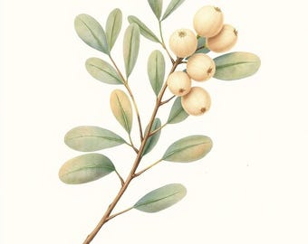 Eukalyptus botanische Druckset, Salbei grüne Wandkunst, druckbare digitaler Download, Vintage Pflanzenillustration