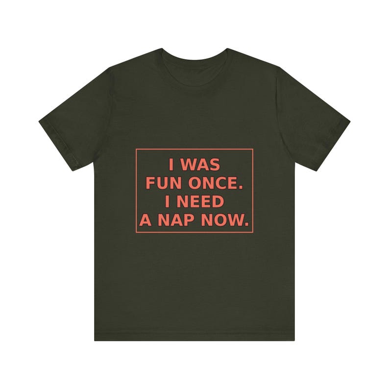 Introvertiertes Humor T-Shirt: Ich war einmal lustig, brauche jetzt Nickerchen - Antisoziales Geschenk Bild 8