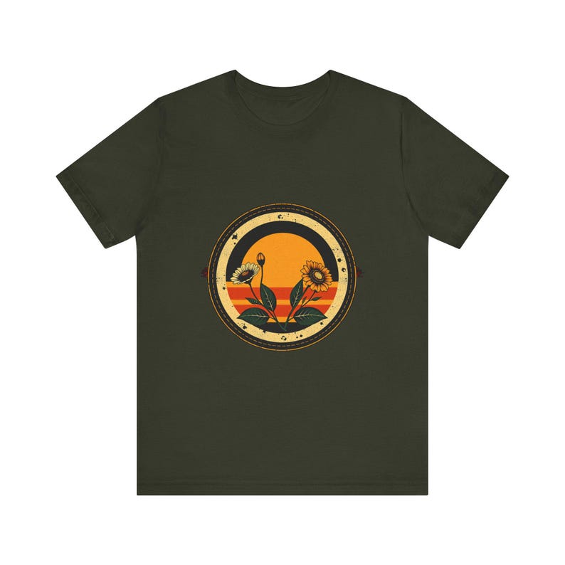 Retro vintage botanisch T-shirt, vintage grafisch T-shirt, cadeau voor natuuravonturen afbeelding 8