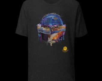 Dreamscape Sphere T-Shirt | Abstract Trippy Graphic Tee | Psychedelic Streetwear