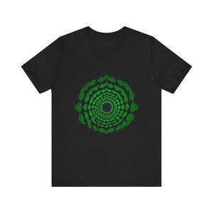 Hypnotischer Spiralwirbeltunnel – Optische Täuschung – T-Shirt mit optischer Illusion – Abgefahrenes Kunstgeschenk Bild 3