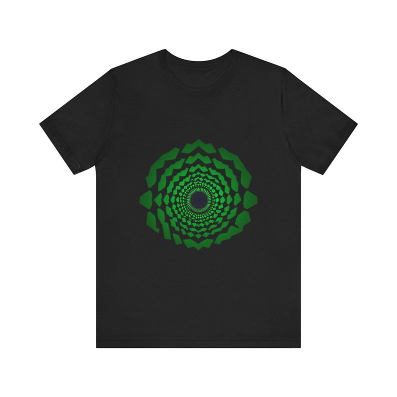 Hypnotischer Spiralwirbeltunnel – Optische Täuschung – T-Shirt mit optischer Illusion – Abgefahrenes Kunstgeschenk Bild 3