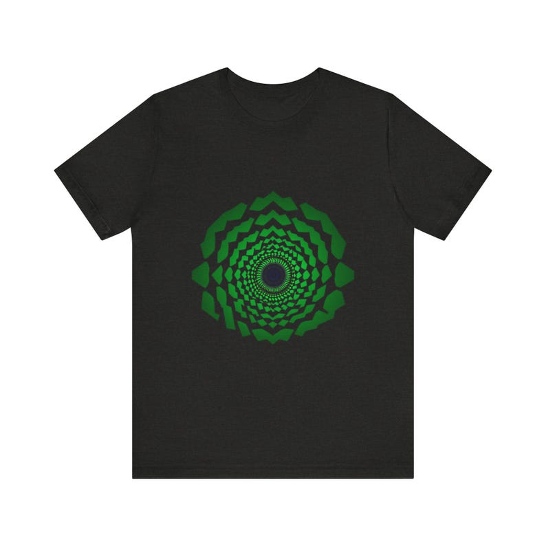 Hypnotischer Spiralwirbeltunnel – Optische Täuschung – T-Shirt mit optischer Illusion – Abgefahrenes Kunstgeschenk Bild 7