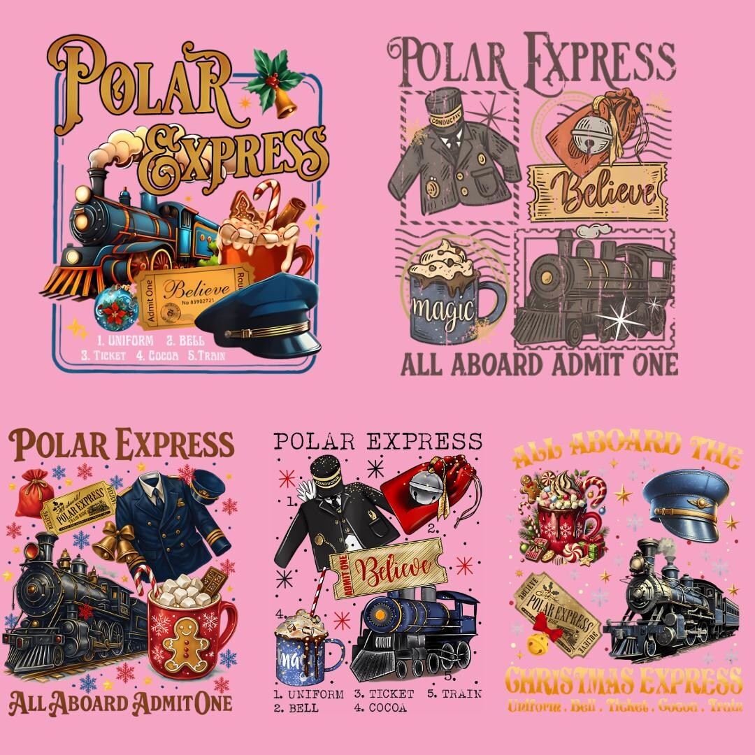 Christmas North Pole Polar Express All Abroad Xmas PNG - Etsy