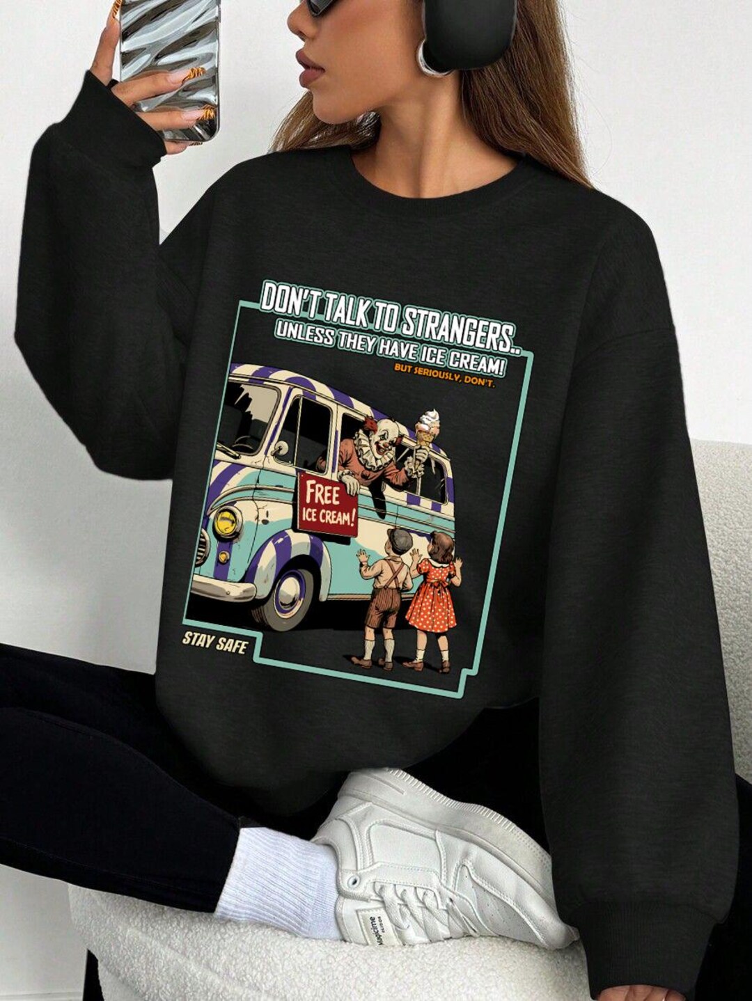 Retro Don't Talk to Strangers PNG, Funny Movie PNG - Etsy