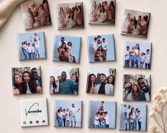 Custom Photo Magnets | Custom Square Keepsake Gifts for Family