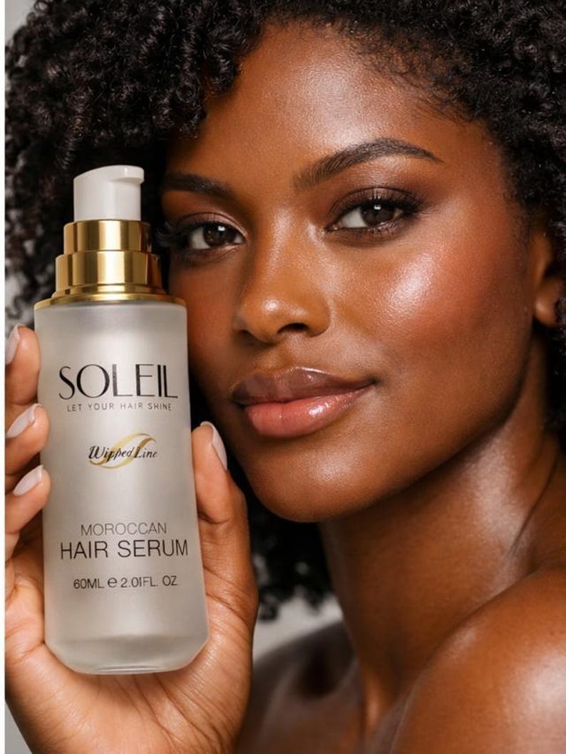 Moroccan Argan Hair Serum – Nourishing Frizz Control – Smooth & Shiny Hair Treatment image 7