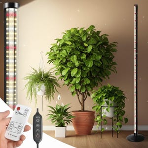 280 LED Grow Light with RF Remote, 150cm Stand, 120 Degree Wide Full Spectrum Plant Light for Indoor Trees and Monstera, AU Plug