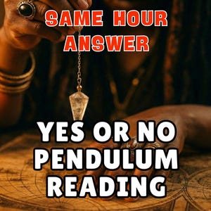 Yes or No Pendulum Reading Same Hour, Fast Tarot Psychic Prediction, Answer to Any Question, Love, Career, Ex, One Question, Honest, Quick