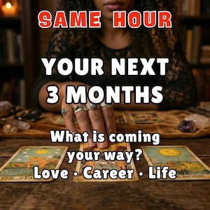 今後3ヶ月のタロット占い、同じ時間｜恋愛とキャリアの予測｜サイキック予測